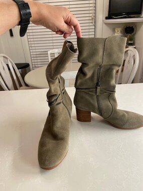 Violet & Red Half Boots